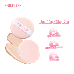 PF-T11 de maquillage PINKFLASH vente en gros de bouffées Satin éponge ronde maquillage Bb crème fond de teint bouffée de poudre à coussin d'air - Product Image 1
