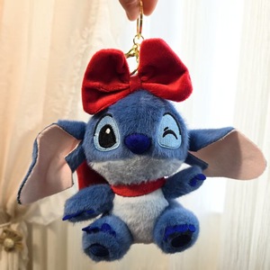 Lindo colgante <span class=keywords><strong>de</strong></span> peluche <span class=keywords><strong>de</strong></span> <span class=keywords><strong>Stitch</strong></span> con lazo, muñeco pequeño <span class=keywords><strong>para</strong></span> bolso, muñeco <span class=keywords><strong>de</strong></span> máquina <span class=keywords><strong>de</strong></span> garras, venta al por mayor - Product Image 6