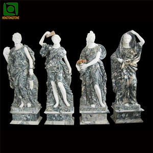 <span class=keywords><strong>Vendita</strong></span> calda pietra intaglio <span class=keywords><strong>giardino</strong></span> esterno in marmo quattro stagioni statue - Product Image 6
