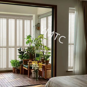 Volets roulants extérieurs en bois/PVC <span class=keywords><strong>de</strong></span> style français <span class=keywords><strong>pour</strong></span> entrée, hôtel, ferme, entrepôt - Product Image 1