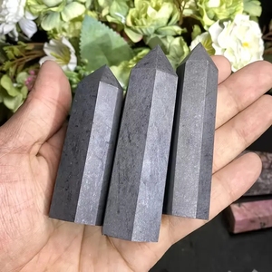 หินคริสตัลธรรมชาติทรงหอก ชุงไกต์ ควอตซ์ สำหรับงานฝีมือและตกแต่งบ้าน ขายส่ง - Product Image 2