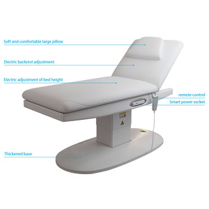 Lit de beauté électrique SONKLY pour salon, chaise de traitement facial avec hauteur réglable pour <span class=keywords><strong>spa</strong></span>, clinique, équipement <span class=keywords><strong>esthétique</strong></span> - Product Image 4