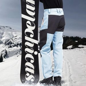 FOXA Waterproof Mens <b>Ski</b> Pants With Bottom Leg Zipper Outdoor Snowboard Hiking Pants - Product Image 3