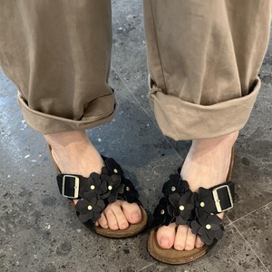 <span class=keywords><strong>Sandalias</strong></span> de Plataforma con Hebilla y Punta Abierta, Estilo <span class=keywords><strong>Birkenstock</strong></span>, para Mujer, con Diseño Floral Dulce, para Verano, Aire Libre, con Suela Gruesa y Aumento de Altura - Product Image 3