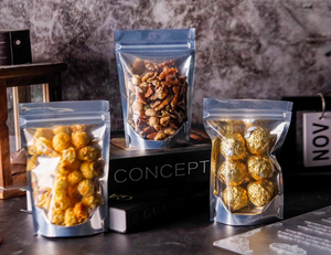 Sachets refermables en aluminium transparent, anti-odeur, sous vide, avec fenêtre transparente, en Mylar, pour or et argent, à prix abordable - Product Image 6
