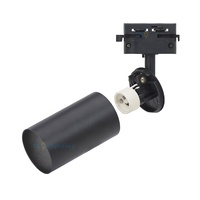 Spot encastré sur rail GU10, éclairage sur rail réglable, coque blanche, pour magasin, boutique, centre commercial, supermarché
