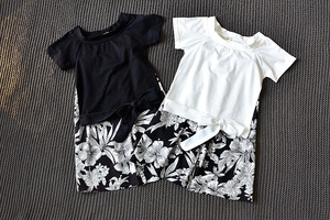 Conjuntos de Verano para Niñas, Estilo Chino Dulce, Conjuntos de Algodón con Parches de Alta Calidad - Product Image 4