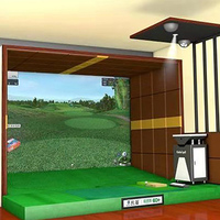 Caiton Golf Davence Technology Golden Game Simulator Practice Net Accessoires populaires Équipement de machine
