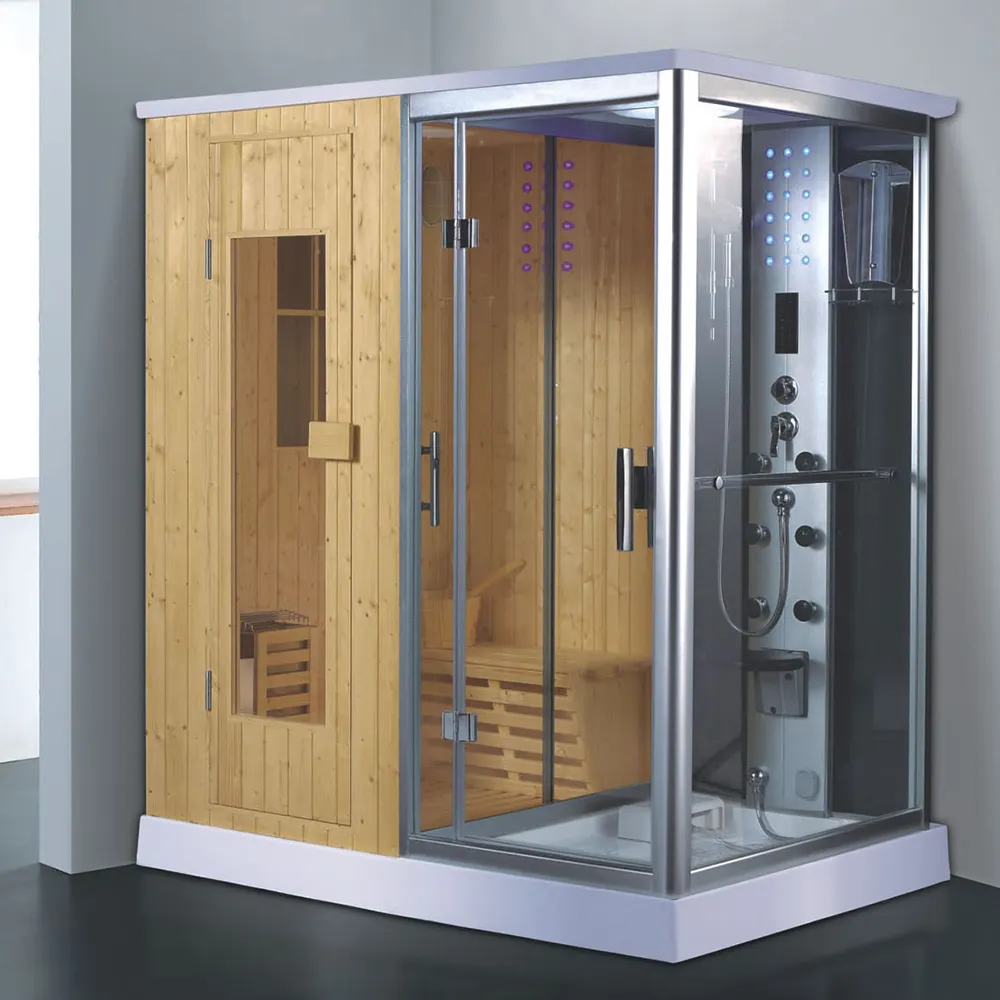 Sauna Zimmer sauna und dampfbad kombiniert zimmer mit dusche