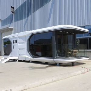 Casa integrata della capsula Mobile con il balcone spazio d'acciaio dell'abitazione di progettazione <span class=keywords><strong>rustica</strong></span> per l'applicazione del bagno o dell'hotel - Product Image 3