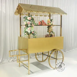 เหตุการณ์เช่าอุปกรณ์<span class=keywords><strong>อาบ</strong></span>น้ำเด็กตกแต่งสแตนเลสสีทองลูกอมรถเข็น - Product Image 1