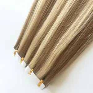 Invisible tape in Hair extension faster finish extension with stronger glue human hair tape