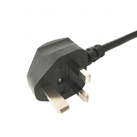 Vente en gros de prises électriques britanniques BS1363 à 3 broches, 13A 250V AC, avec conducteur en cuivre pur pour usage résidentiel