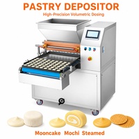 Machine à biscuits automatique, commande PLC, acier inoxydable, grande capacité, moteur servo, équipement de boulangerie commercial