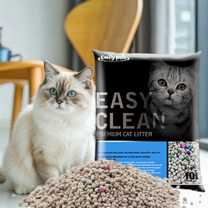 Litière pour chats en bentonite, contrôle des odeurs, forte absorption, argile naturelle, vente en gros, directement de l'usine - Product Image 1