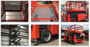 ลิฟท์ยกกรรไกรไฟฟ้า8ม. 10ม. ลิฟต์ยกไฮดรอลิกเคลื่อนที่ด้วยตนเอง - Product Image 4