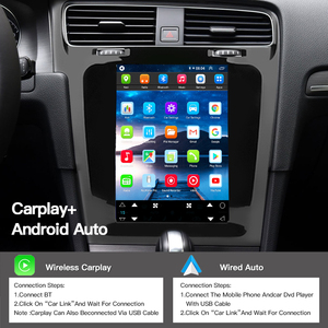 HFMidia Lecteur multimédia vidéo pour tableau de bord DSP 9,7 pouces avec CarPlay sans fil Android Auto pour Golf 7 2014-2018 - Product Image 4