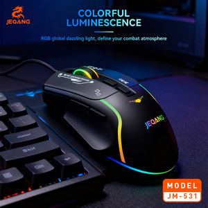 Mouse Gamer USB 7D con Sensor Óptico, Retroiluminación RGB, Diseño Ergonómico, Cableado para Laptops y Computadoras, en Stock - Product Image 6