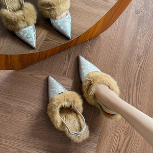 Nuove Scarpe con Tacco Alto da Donna, <span class=keywords><strong>Sandali</strong></span> in Pelle PU, Sexy Scarpe da Festa e Ufficio, Eleganti e Comode Scarpe da Cerimonia - Product Image 4