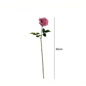 Rosa Artificial de Alta Calidad con Tacto Real, Flor Grande para Decoración de Centros de Mesa en Bodas, Hecha en China - Product Image 6
