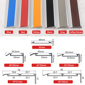 <span class=keywords><strong>Bande</strong></span> de finition décorative en aluminium pour carrelage céramique, nez de marche métallique, MOQ usine 1000 pièces - Product Image 2