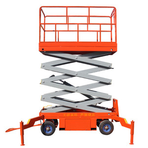 Elevador de tijera móvil de carga pesada, 10M, 2000KG, para mantenimiento ligero - Product Image 3