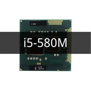 I5 580M 2.66GHz Prosesor Dual-Core I5-580M PGA988 Prosesor Laptop CPU Seluler
