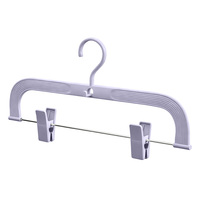 Badezimmer- & Küchen-Hosenhalter, einlagig, rutschfest & markierungsfrei, aus PP-Kunststoff, zum Aufhängen von Röcken, mit klappbarem Hosenclip