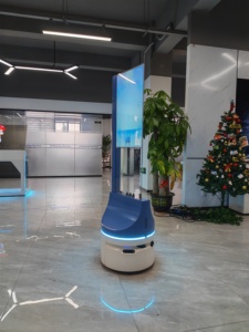 Robot Móvil Transparente con IA, Pantalla Digital <span class=keywords><strong>para</strong></span> Carteles, Robot de Servicio Interactivo Inteligente con SDK Habilitado <span class=keywords><strong>para</strong></span> OEM, <span class=keywords><strong>para</strong></span> Exhibiciones Comerciales - Product Image 6