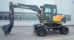 Excavatrice diesel Hyundai HW80 d'occasion en excellent état de fonctionnement, prix compétitif en vente - Product Image 2