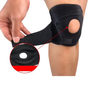 قابل للتعديل المزدوج دعامة الركبة ضغط وتر الرضفة دعم الركبة الألم الإغاثة من إصابات الرياضة