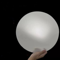 Plaque diffuseur de lumière LED en plastique PS/PC/PMMA/acrylique, opale/lactée/givrée, panneau diffuseur LED, film diffuseur LED