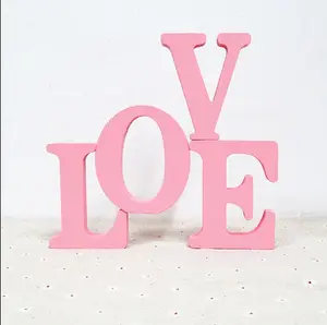 Factory Price Customized Colorful Blove marquee letter table love letter table base For Wedding Decorations Events Exhibitions