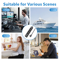 JINGMIN - Regleta de Alimentación con Cable de Extensión de 1.5M y 2500W, 4 Puertos USB Tipo C, Protección Contra Sobrecargas, Interruptor de Seguridad, Enchufe con Garantía de 12 Meses