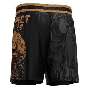 Pantalones Cortos de Boxeo Muay Thai Unisex de Talla Grande, Diseño Personalizado, Tela Elástica, Venta al Por Mayor - Product Image 6