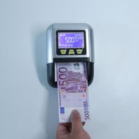Détecteur multi-devises Détecteur de billets de banque portable Détecteur d'argent avec calculatrice