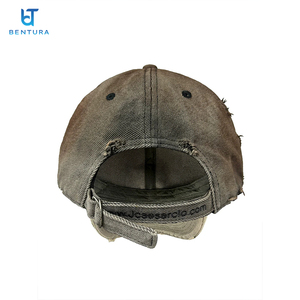 Gorra de Béisbol BENTURA Personalizada con Logotipo, Estilo Hip Hop para Hombre, Vintage, con Visera Curva, Lisa, Ajustada, Lavada, Desgastada, de Algodón de Alta Calidad - Product Image 5