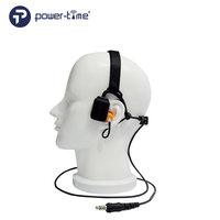 Casque à conduction osseuse étanche IP68, bandeau réglable avec écouteurs antibruit pour pompiers