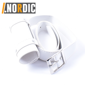 Épée de samouraï <span class=keywords><strong>Katana</strong></span> épée médiévale deux boucles en cuir grenouille étui support ceinture Cosplay accessoires gaine en cuir réglable être - Product Image 6