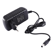 Adaptateur secteur 12 volts, prise EU US UK AU, 24W AC 100-240V vers DC 12V 2A avec lumière LED, matériau ABS/PC, adaptateur de chargeur mural