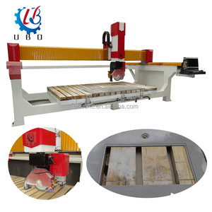 Đa chức năng 4 + 1 trục hệ thống điều khiển đá cắt đá cẩm thạch CNC nước máy bay phản lực đá Granite cầu Saw 4 + 1 trục CNC Máy cắt đá - Product Image 4