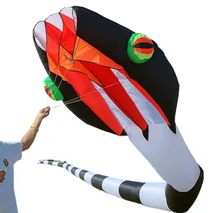 3D Snake Kite Inflatable Adult Kite 55M Giant Soft Professional Outdoor Easy to Fly Single Line Kite