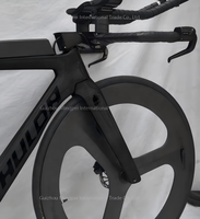 Vélo de course de contre-la-montre en fibre de carbone T800, 24 vitesses, transmission électronique sans fil, frein à disque, aérodynamique, route, triathlon