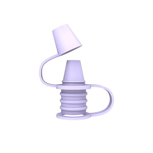 High Quality Safe Non slip Elastic Portable Colorful Silicone <b>Milk</b> Bottle Lid Accessory Sample Free Water Spout No <b>Spill</b> Adapter - Product Image 5