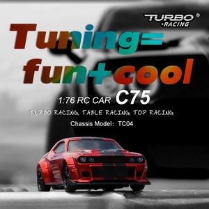 Coche <span class=keywords><strong>RC</strong></span> <span class=keywords><strong>Turbo</strong></span> <span class=keywords><strong>Racing</strong></span> 1/76 C75 para Pista, Radio Control Remoto Totalmente Proporcional, Juguete RTR para Adultos - Product Image 5