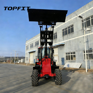 รถตักล้อยางแบบยืดหดได้ TOPFIT พร้อมจอยสติ๊กควบคุม รถตักขนาดกะทัดรัด เครื่องยนต์ดีเซล 65 กิโลวัตต์ ความจุบุ้งกี๋ 1 ลูกบาศก์เมตร - Product Image 2