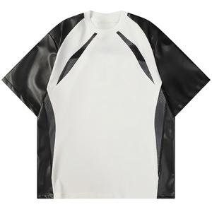 Men's Blank <b>Raglan</b> Sleeve T-Shirt O-Neck Breathable Knitted Regular Fit Casual Solid Design 220g Plain Dyed Anti-Pilling - Product Image 3