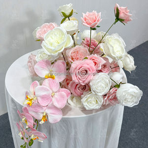 Versprechen Sie rosa künstliche Blumen Ball anpassbare Herzstück Blumen kugeln für Indoor Outdoor Hochzeits dekorationen - Product Image 2