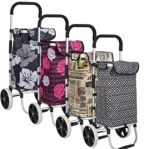 Manufacturer Portable Trolley Shopping Bags With Trolley Light Weight Shopping Carts