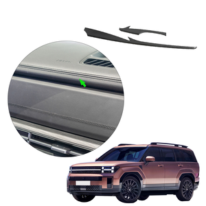 Pegatina de decoración de coche ABS para salpicadero, cubierta de moldura de Control medio, accesorios, Kit de carrocería para Hyundai <span class=keywords><strong>Santa</strong></span> <span class=keywords><strong>FE</strong></span> MX5 <span class=keywords><strong>2023</strong></span> - Product Image 1